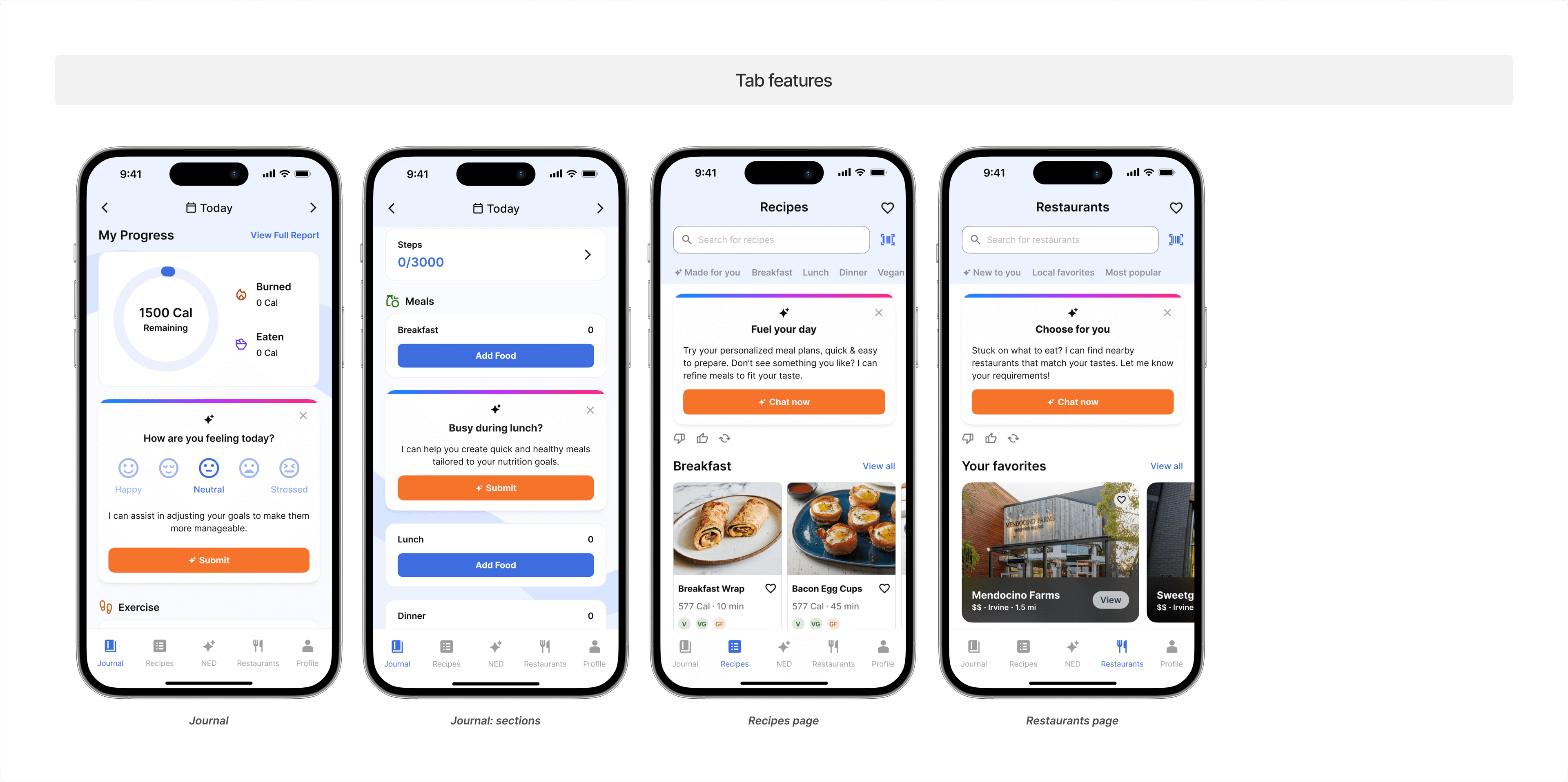 Tab navigation