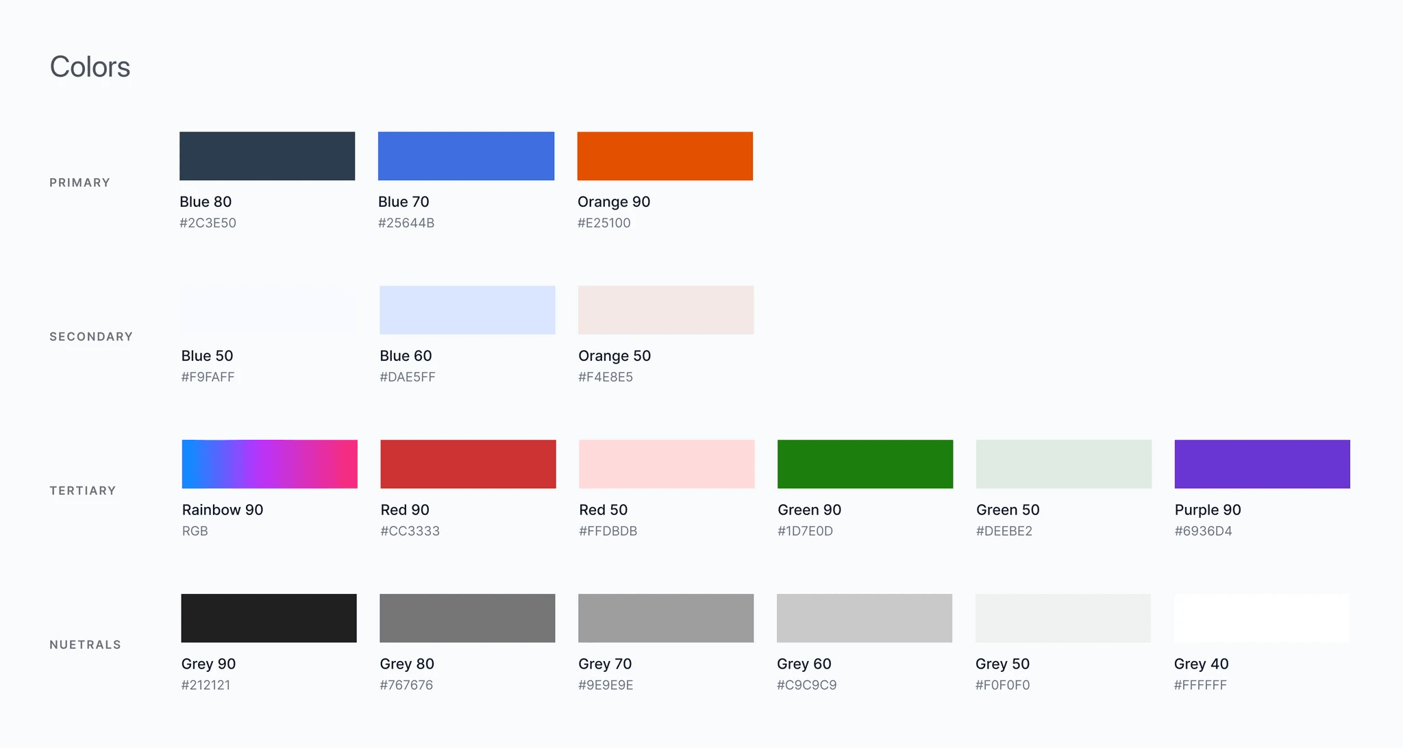 Color system