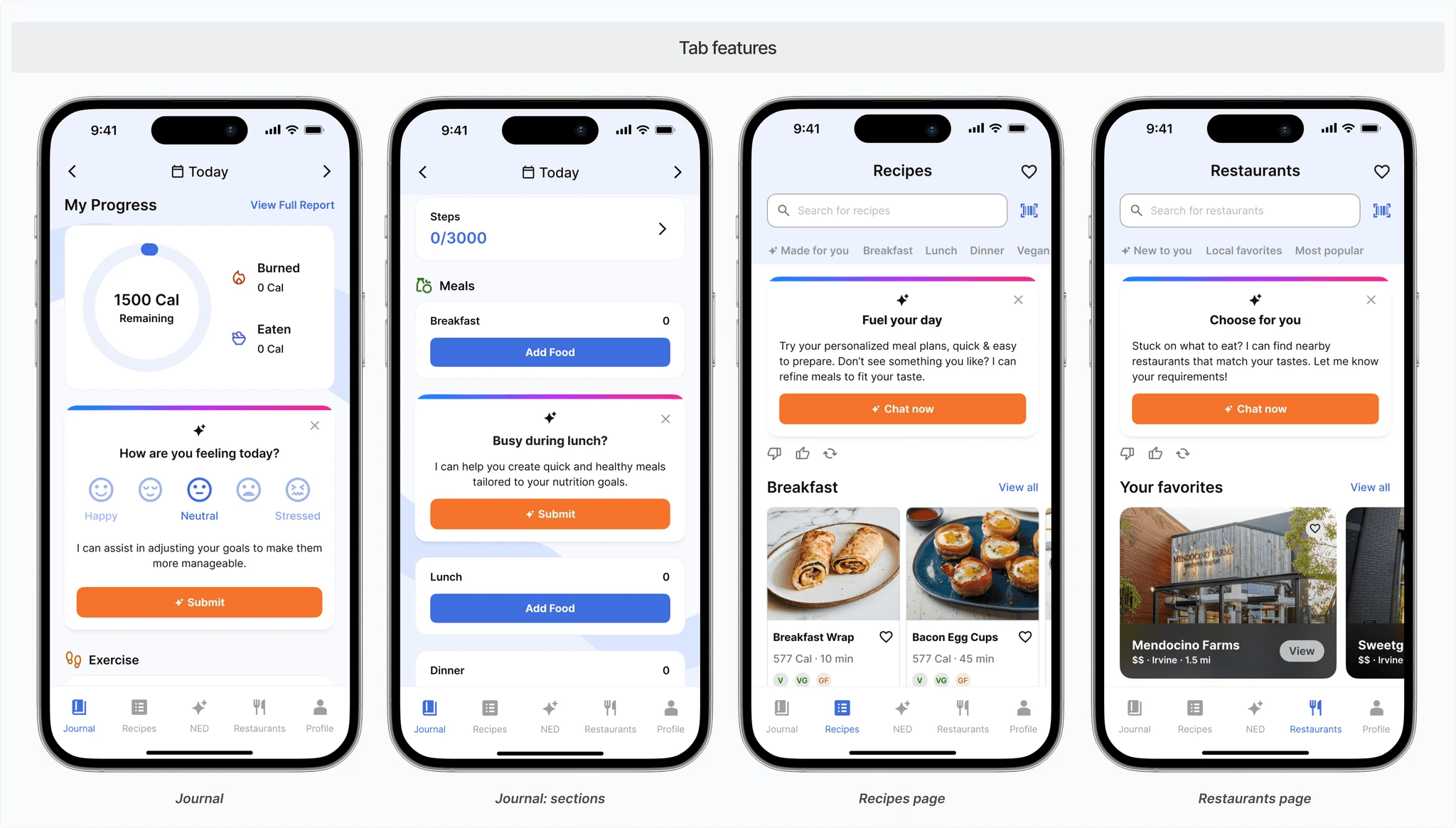 Tab navigation