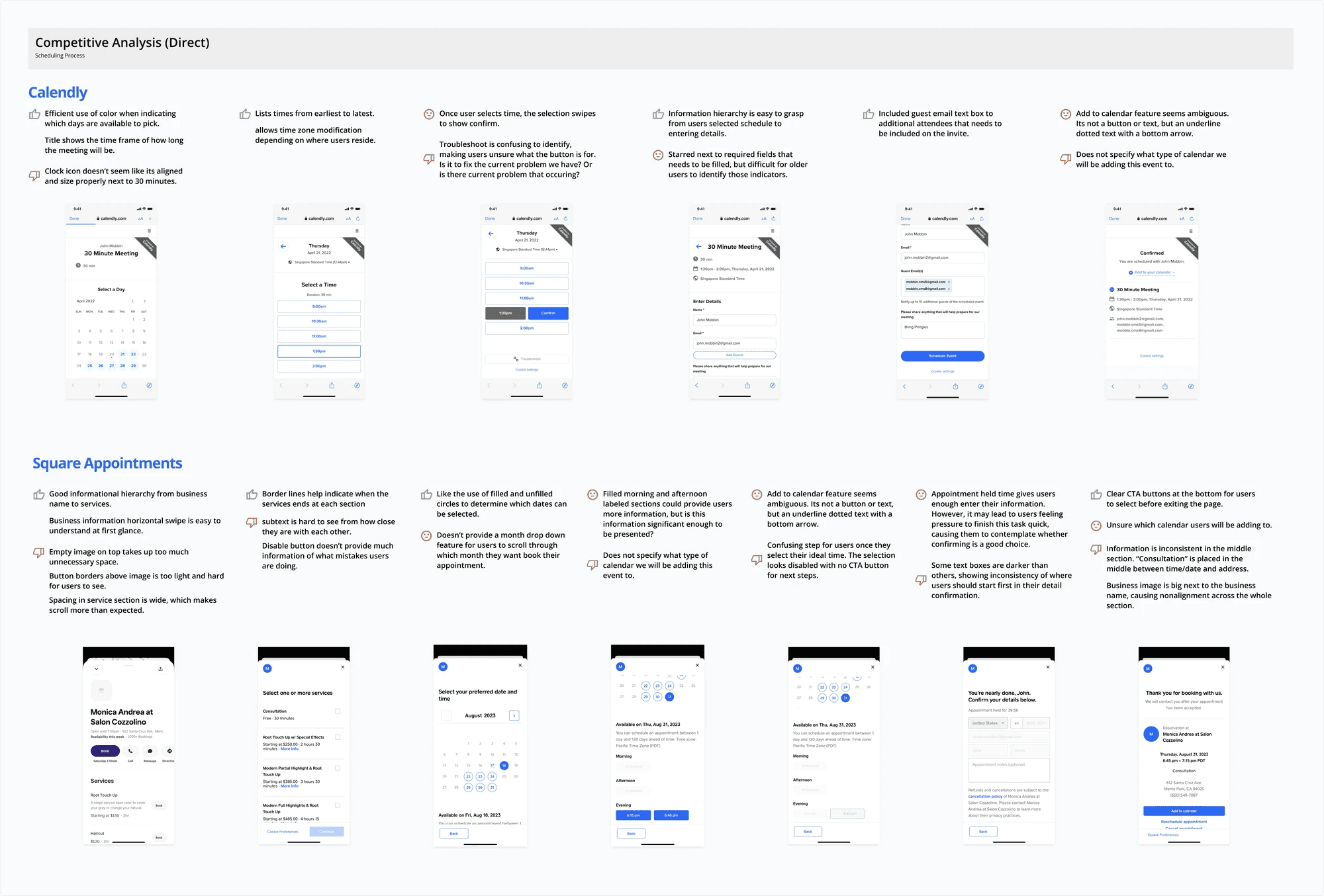 Competitor analysis