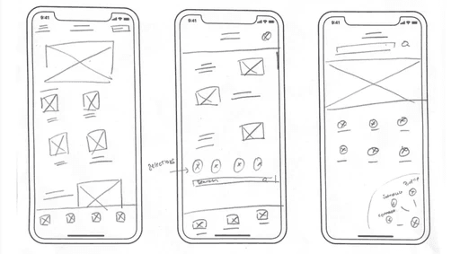 Paper wireframe 1